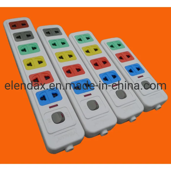 Универсальная 2-контактная 3-сторонняя розетка-удлинитель удлинителя (E1003)