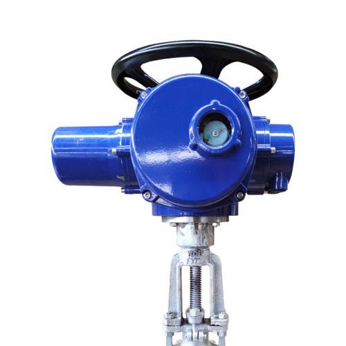 Electric Actuated Knife Gate Valve DN15 - 300 Electric flange gate valve Manufactory