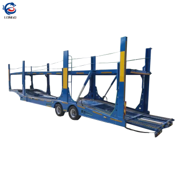 5 to 10 Axle Double Deck Enclosed Hydraulic Car Transporter Trailers for Sale" 

However, considering the initial instruction specifies "2 axle," a more accurate title would be:

"2 Axle Double Deck Enclosed Hydraulic Car Transporter Trailer for Sale