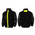 Hi Vis Fleece Lined Bomber Safety Jacket