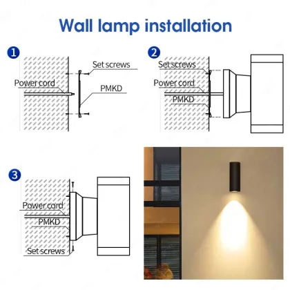 Modern Outdoor Up and Down LED Wal Light