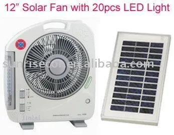 Rechargeable solar with 12 inch blade