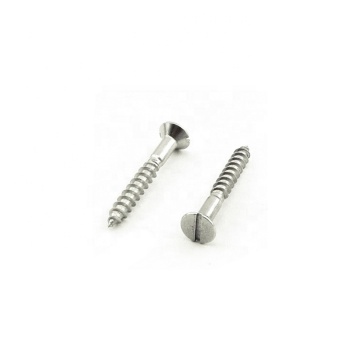 Stainless/Steel slotted countersunk head tapping screws