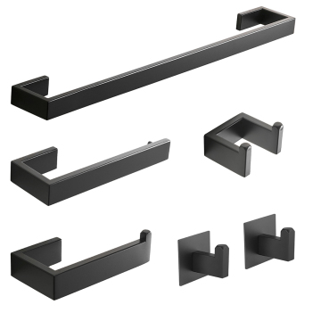 Fapully 304 Stainless Steel 6-Piece Bath Hardware Set