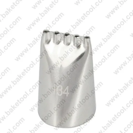 Stainless steel304 Large Pastry Grass/Holes Nozzle #134