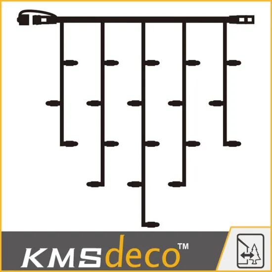 Factory sale Best quality trendy style led blue star string light