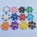 Europe Country's Poker Chips Custom Logo