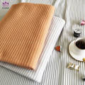 Coral Fleece Fabric Solid color striped blankets Factory