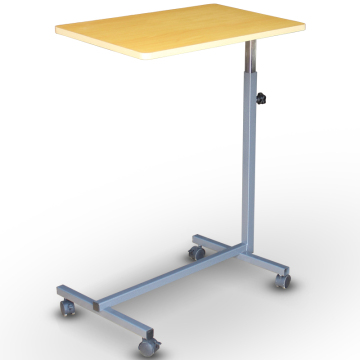 height adjustable wood tap over bed table