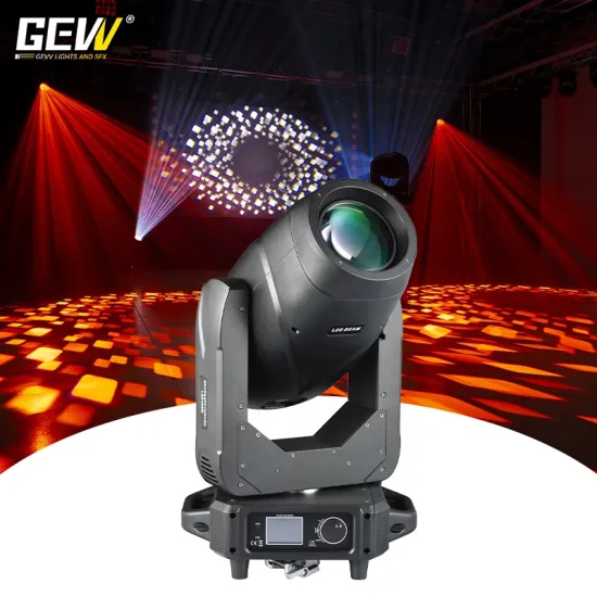 GEVV Professional 480W 3in1 LED Moving Head Light for Disco Party