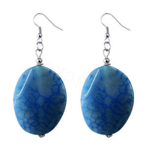 Natural Gemstone Agate Earring