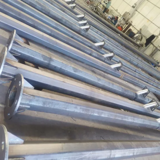 Eco-Friendly Galvanized Street Lighting Pole