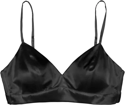 Free Unpadded Classic Silk Triangle Cup Wireless Bra