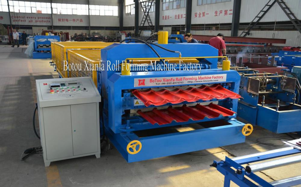 Salable Steel Double roof tile machine