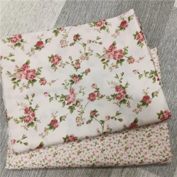 Colorful Flower Design 100% Cotton Poplin Fabric