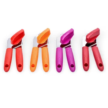 New colorful handle manual tin opener