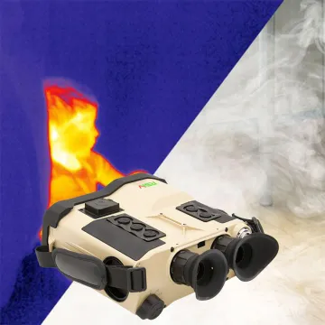 640x512px Uncooled Thermal Binoculars with GPS Laser Rangefinder