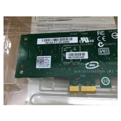 DELL Broadcom 5722 Single-Port Gigabit PCIe Network Card
