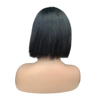 150% Density Brazilian Natural Hair Transparent Hd 360 Curly Wave Human Raw Hair Lace Frontal Bob Wig Mannequin For Wig Display