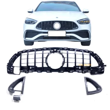 C-Class W206 Upgrade Grille - Black Front Grille for Mercedes-Benz W206 GT (2020-2021)