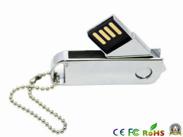 16 GB Mini Metal USB Flash Disk Sürücü döndürme