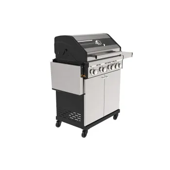 4 Burner Plus Side Flame Safety Outdoor Gas Grill with Stainless Steel Commercial Build