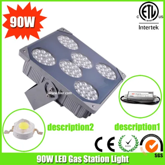 90W LED Retrofit LED Gas Station Light