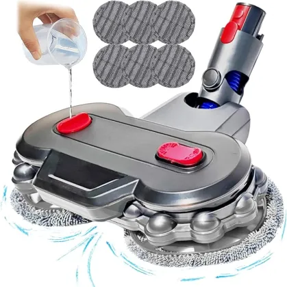 Eco-Friendly Electric Motorized Wet/Dry Mop Head Attachment for Dyson V15/V11/V10/V8/V7
