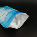 Aluminum material packaging stand up top spout pouch