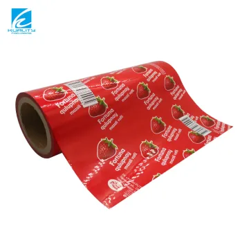 Custom Plastic Christmas Edible Gummy Candy Bar Packaging Film