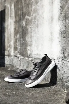 Mens Casual lace up leather Version Shoes