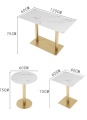 Modern högkvalitativ fyrkantig nordisk matbord