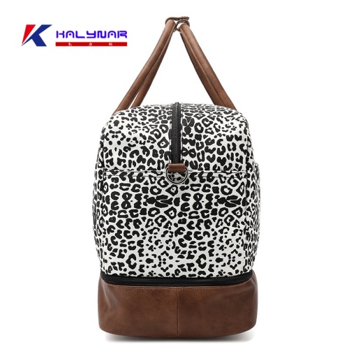 Design Leopard Graffiti Ladies Travel Duffel Bag Ladides