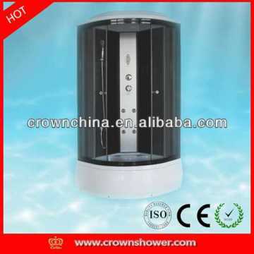 modern luxury steam shower room with whirlpool bathtub High quality anti sound flooring for bathrooms