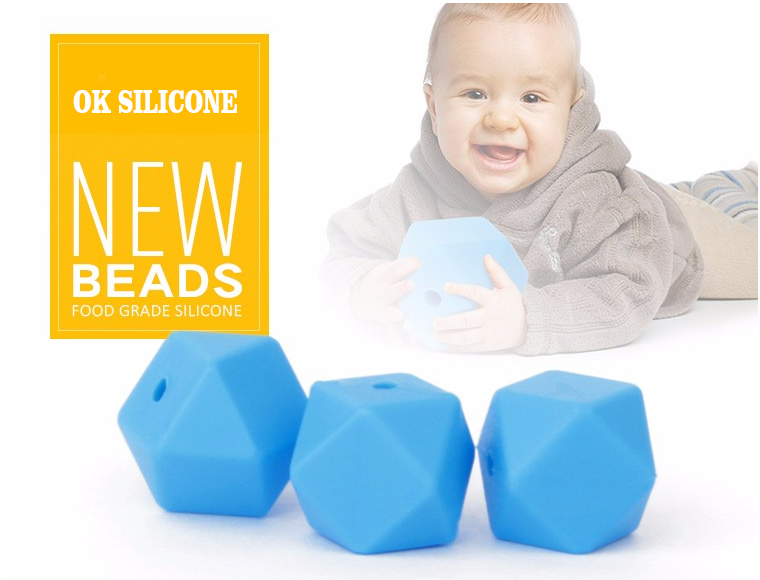 Baby Chew Necklace Silicone Beads Molars