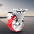 Pu Universal Swivel Caster Trolleys Wheels Casters