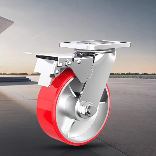 PU Universal Swivel Caster Trolleys Wheels Casters