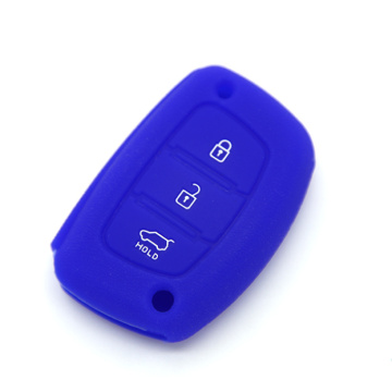 Silicone car key cover case for hyundai