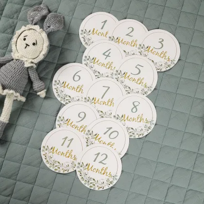 Baby Milestone Number Cards - Newborn Photography Accessories
