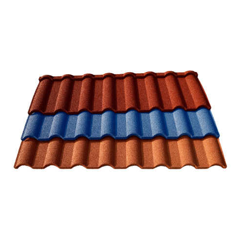 Corrosion resistance stone coated metal roof tile