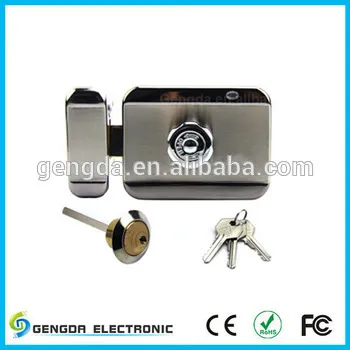 Security and Anti-theft double / singel head mute digital door lock