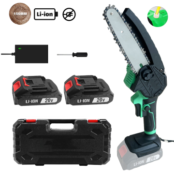 Compact Rechargeable Mini Chainsaw for Fine Woodworking and Landscaping