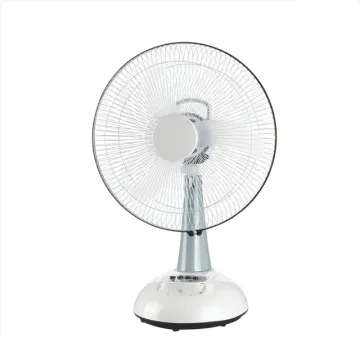 16 Inch Rechargeable Table Fan with Light - Emergency Fan