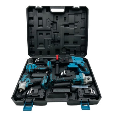21V Electric Drill Set: Power Tools Kit with Hard Case