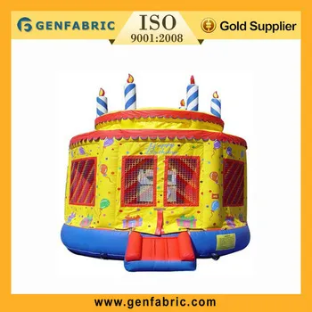 Happy birthdaycake Inflatable bouncer