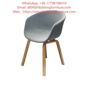 Dining Furniture Cloth Wrapped Restaurant Chair Factory Directly Sales Wooden Frame Hotel Restaurant Chairs