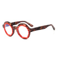 Designer Lamination Acetate Frame Round Lamination Acetate Glasses Manufactory