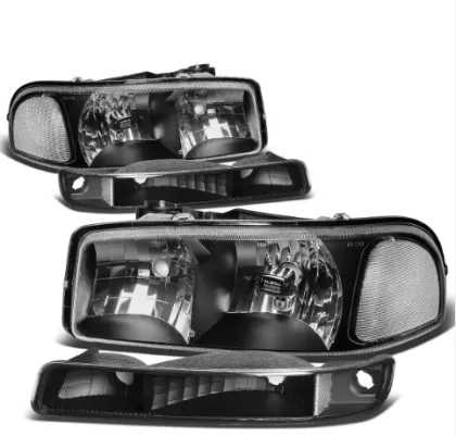 High Performance Black Cover Headlamp for GMC Yukon 1999-2006