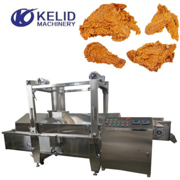 Machines de friteuse électriques et à gaz pour pattes de poulet et ailes