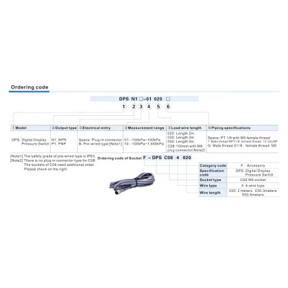 Electronic Digital Pressure Sensor: Monitoring Valve and Air Pressure Switch for Pneumatic Flow - AIRTAC Valve Series